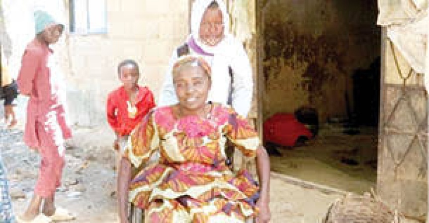 Meet physically challenged man with 4 wives who chose not to beg