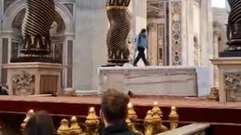 Man ransacks altar at St. Peter?s Basilica, knocking over candelabra worth thousands of dollars