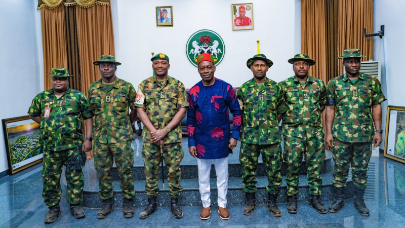 Soludo reaffirms state?s commitment to strengthening security partnerships, as GOC 82 Div visits