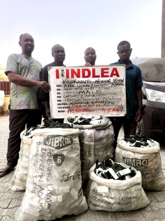 NDLEA intercepts large consignments of illicit drugs in 6 states