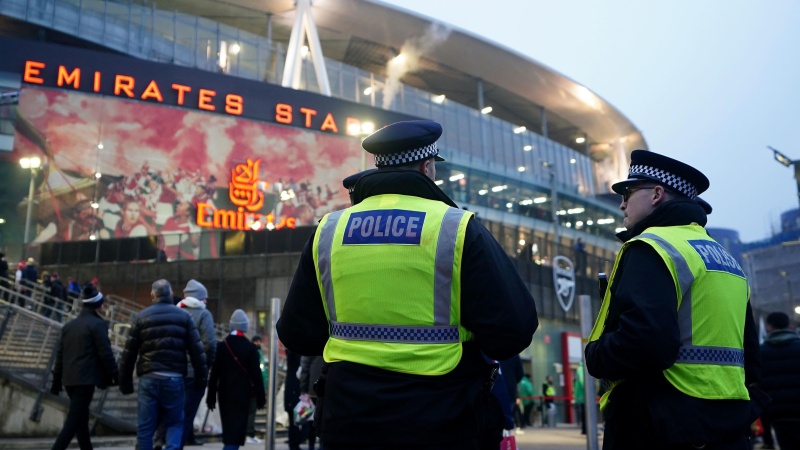 London police detective exposed as football hooligan banned from Emirates Stadium, others