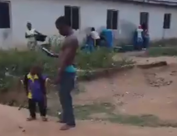 Police hunt man for brutally kicking child in viral video