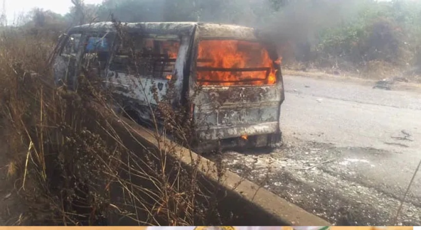12 burnt to death in Benin-Auchi road crash