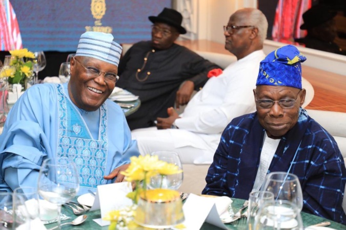 Obasanjo hosts Jonathan, Atiku, Ooni, others