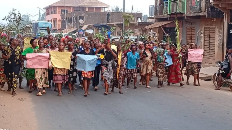 Enugu women protest herdsmen attacks, block highway