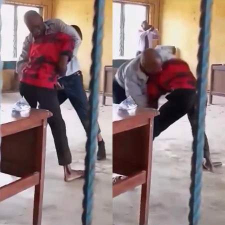 Two teachers to wash toilet for one month, undergo further punishment for fighting in school