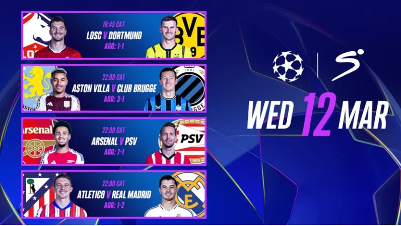 Penalty controversy as Real reach Champions League quarters; Arsenal and Aston Villa also advance
