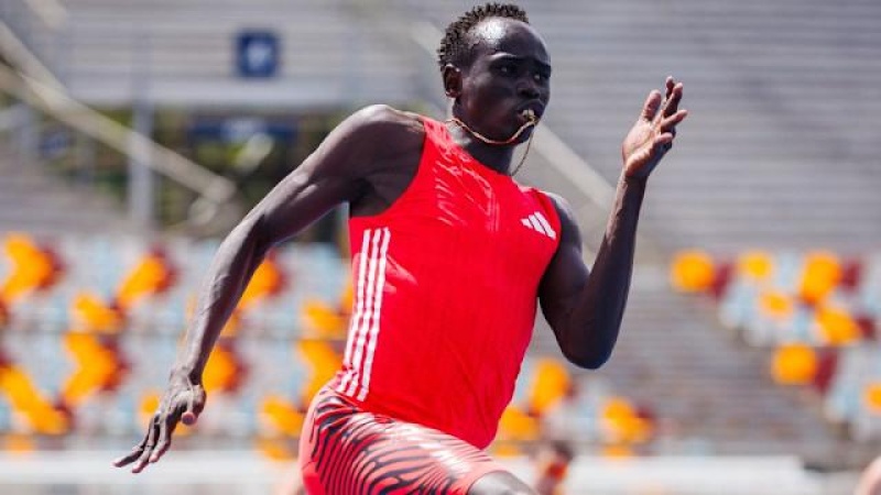 Teenage sprint sensation runs fastest 200m time in the world this year