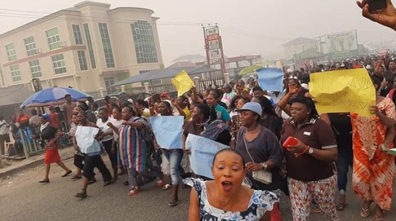 Protesters barricade road as herdsmen allegedly rape, destroy farmlands in Bayelsa