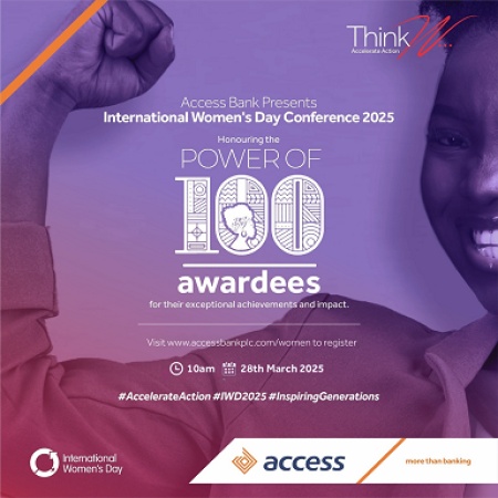 Access Bank to honour Power of 100 awardees at International Women?s Day Conference
