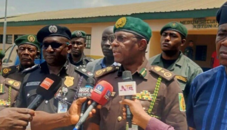 Kogi jailbreak: NCoS recaptures 5 fleeing inmates