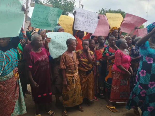 Ebonyi women protest alleged land fraud, seek governor?s intervention