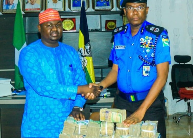 Police hand over N4.85m recovered ransom to kidnap victim in Kano