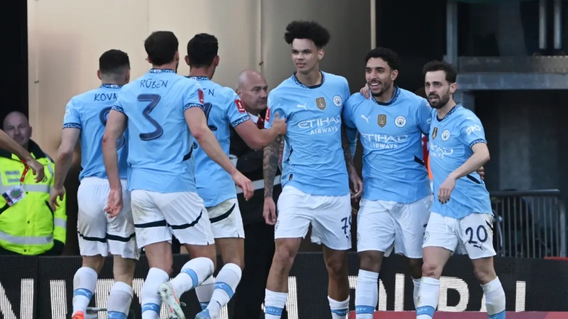 Marmoush fires Man City into FA Cup semis after Haaland limps off