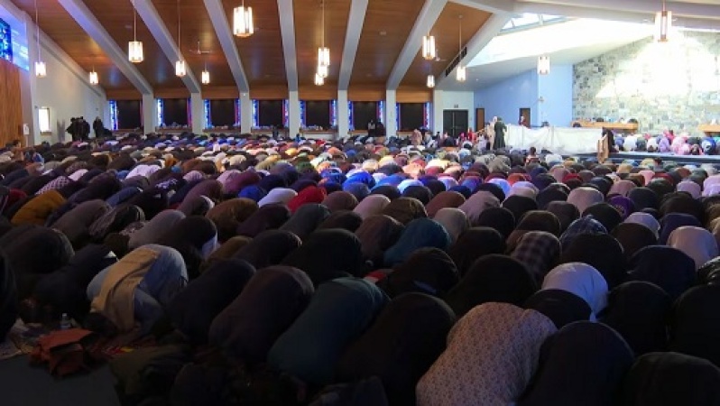 Muslims hold maiden Eid prayer in church bought and converted to mosque