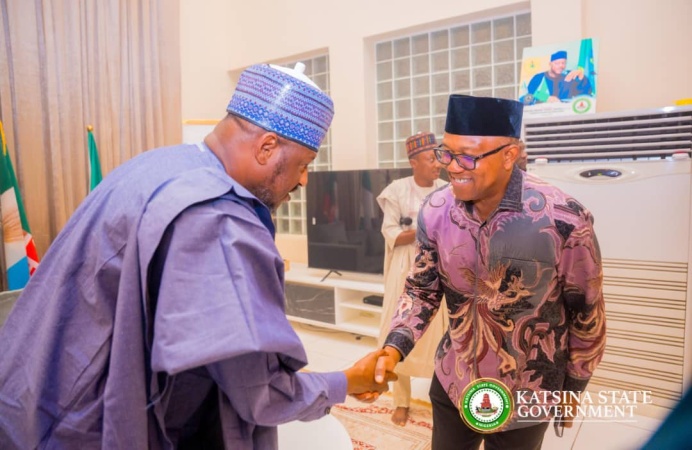 Obi visits Katsina Governor, condoles him over mother?s death