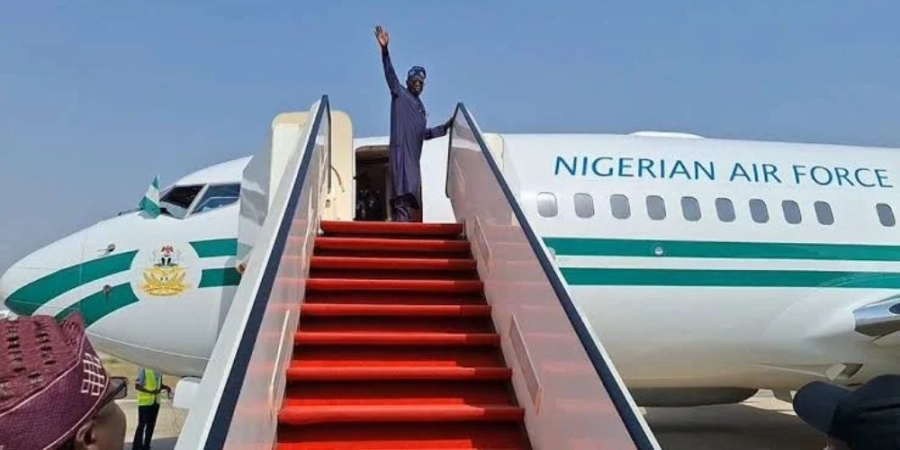 BREAKING: Tinubu jets out to France, to be away for two weeks