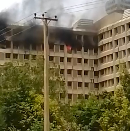 Fire destroys section of Ado Bayero House