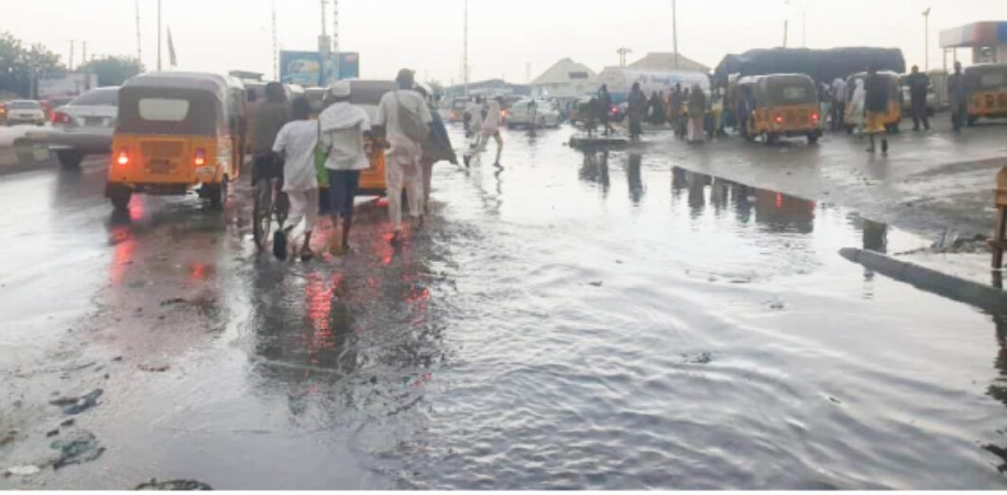 Flood: Vehicles trapped, motorcycles swept away in Delta downpour