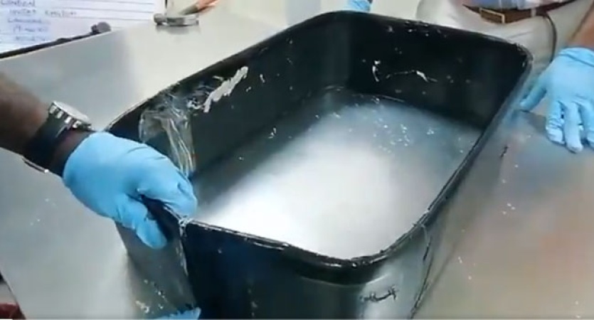 NDLEA intercepts cocaine hidden inside suitcase walls
