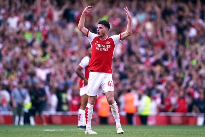 Rice scores two free-kicks as Arsenal stun Real Madrid in Champions League