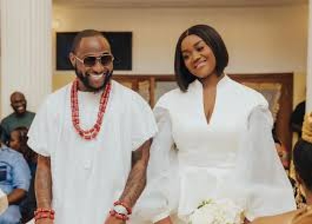 Davido announces date for white wedding with Chioma