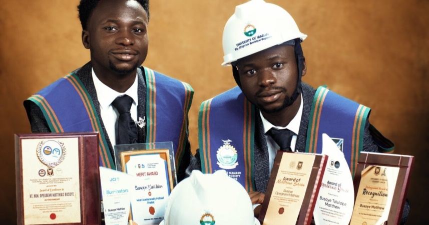 Incredible feat: Twin brothers shine at UI, graduate best in department, faculty with same CGPA