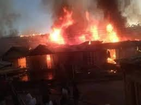 Fire razes 12 shops in Ibadan