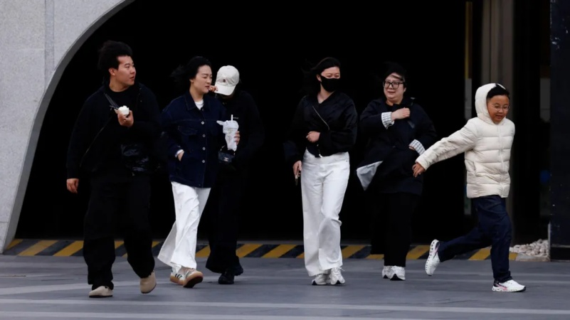 Hundreds of flights cancelled in China as strong winds hit capital