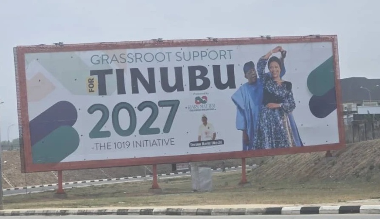 Presidency disowns 2027 campaign billboards