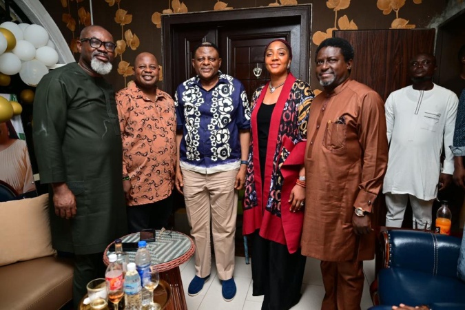 Cross River: Gov Otu, wife, APC chairman welcome PDP Dep. Governorship candidate, Emana, to APC