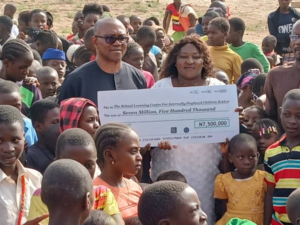 Peter Obi visits Plateau attack victims, donates N7.5m