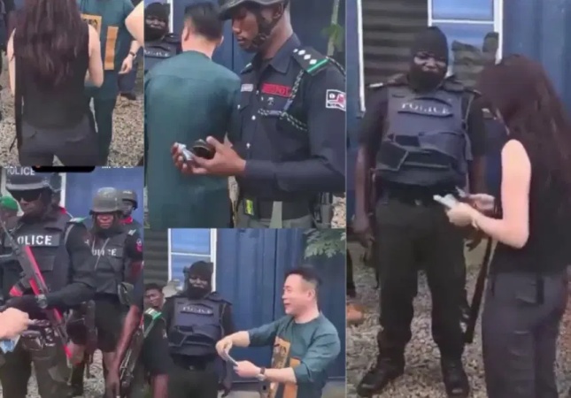 Nigerian police face backlash over viral cash gift video