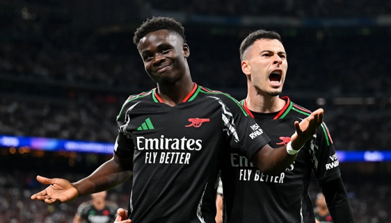 Champions League: Arsenal thrash Real Madrid 5-1 on aggregate to reach semis