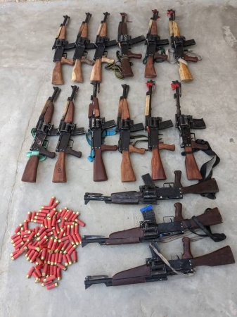 Police kill kidnap kingpin, three others, recover 11 AK-47 rifles in Delta