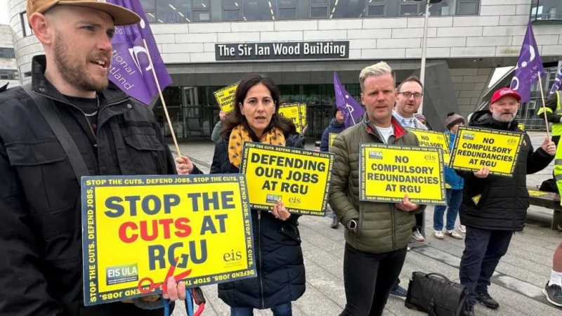 Robert Gordon University lecturers go on strike