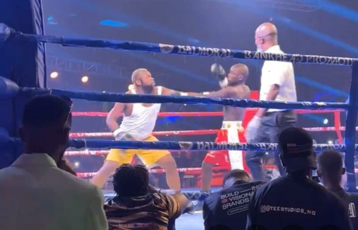 BREAKING: Portable knocks out Speed Darlington in celebrity fight
