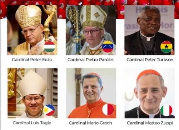 Black African, 9 other Cardinals in race to become the next Pope (SEE FULL LIST)