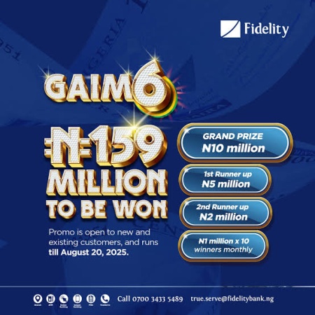 Fidelity Bank empowers customers with cash, financial tools