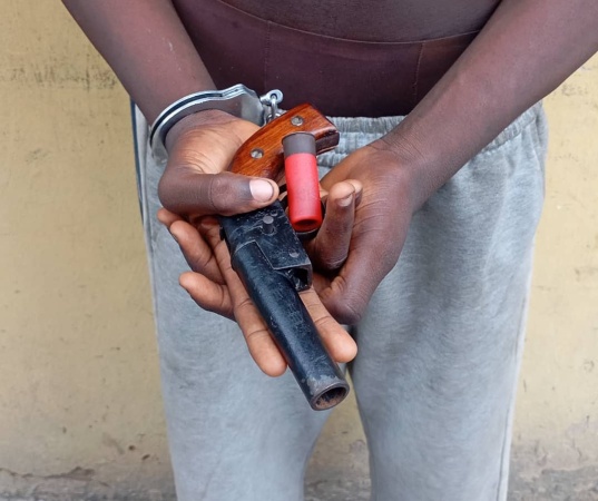 16-year-old boy arrested with pistol in Lagos