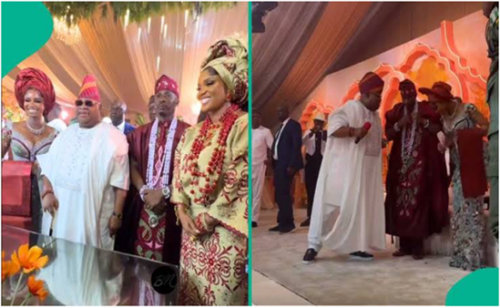  Gov Adeleke performs at Iyabo Ojo daughter?s wedding