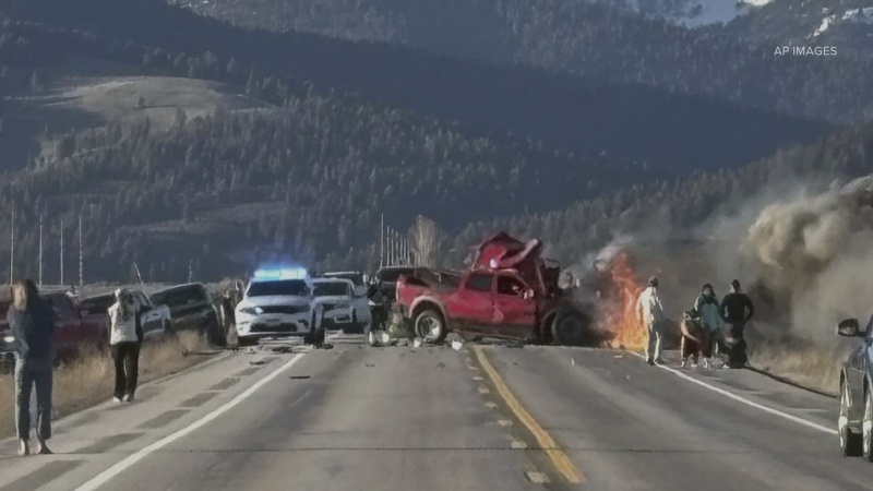 Seven killed as tour bus collides with truck near US national park