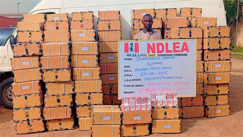 NDLEA intercepts 942 explosives enroute Zamfara, recovers 314,020 pills of tramadol