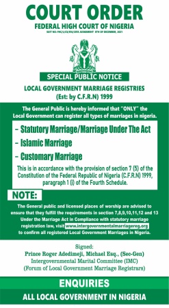 Nigerian woman marries 2 husbands at the same time, lands in court