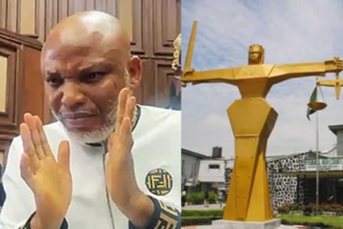 BREAKING: Judge bars Kanu?s in-law from court as trial resumes 