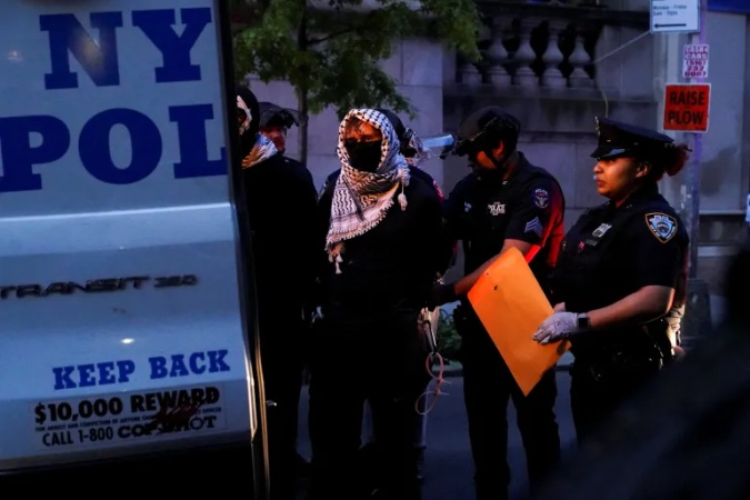 Pro-Palestinian protesters arrested at US? Columbia University