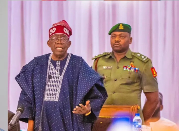 Tinubu lauds troops for securing key highway project