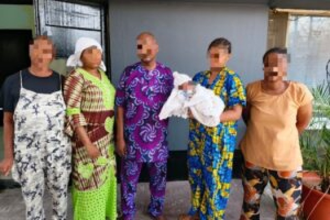 5 in police net for allegedly stealing, selling 2-week-old baby