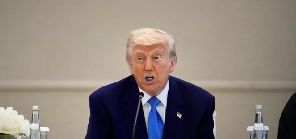 Trump skips Turkey peace talks to visit new grandchild