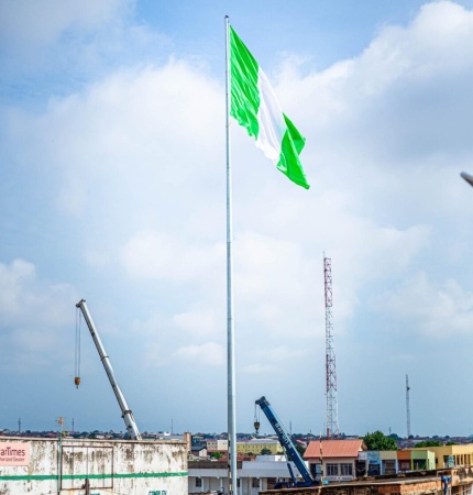 Kwara erects West Africa?s tallest flagpole